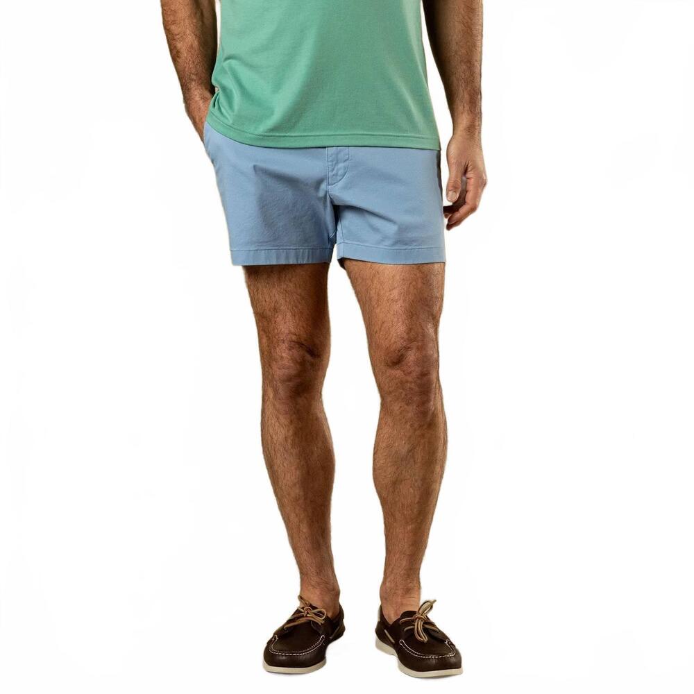 NEW DUCK HEAD gold school chino short in chambray blue
